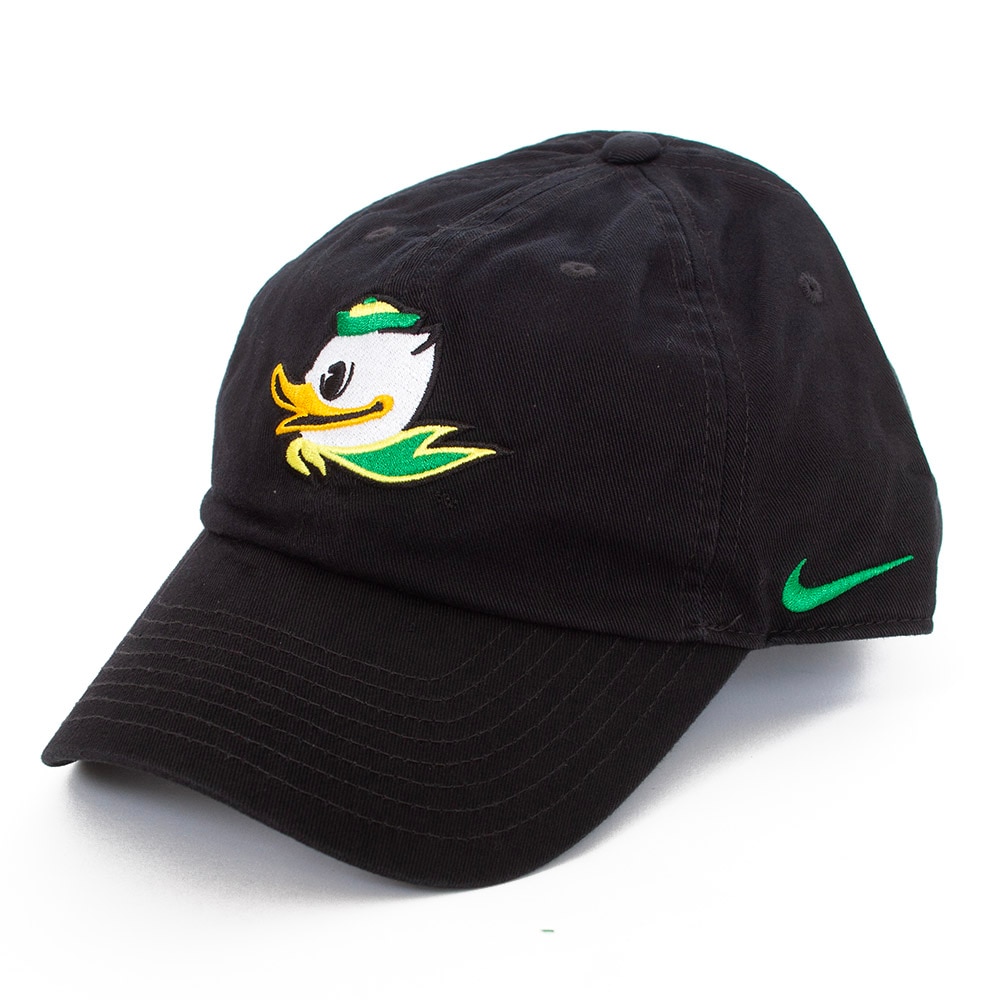 Fighting Duck, Nike, Black, Curved Bill, Performance/Dri-FIT, Accessories, Unisex, Unstructured, Club, Basic, Adjustable, Hat, 897217